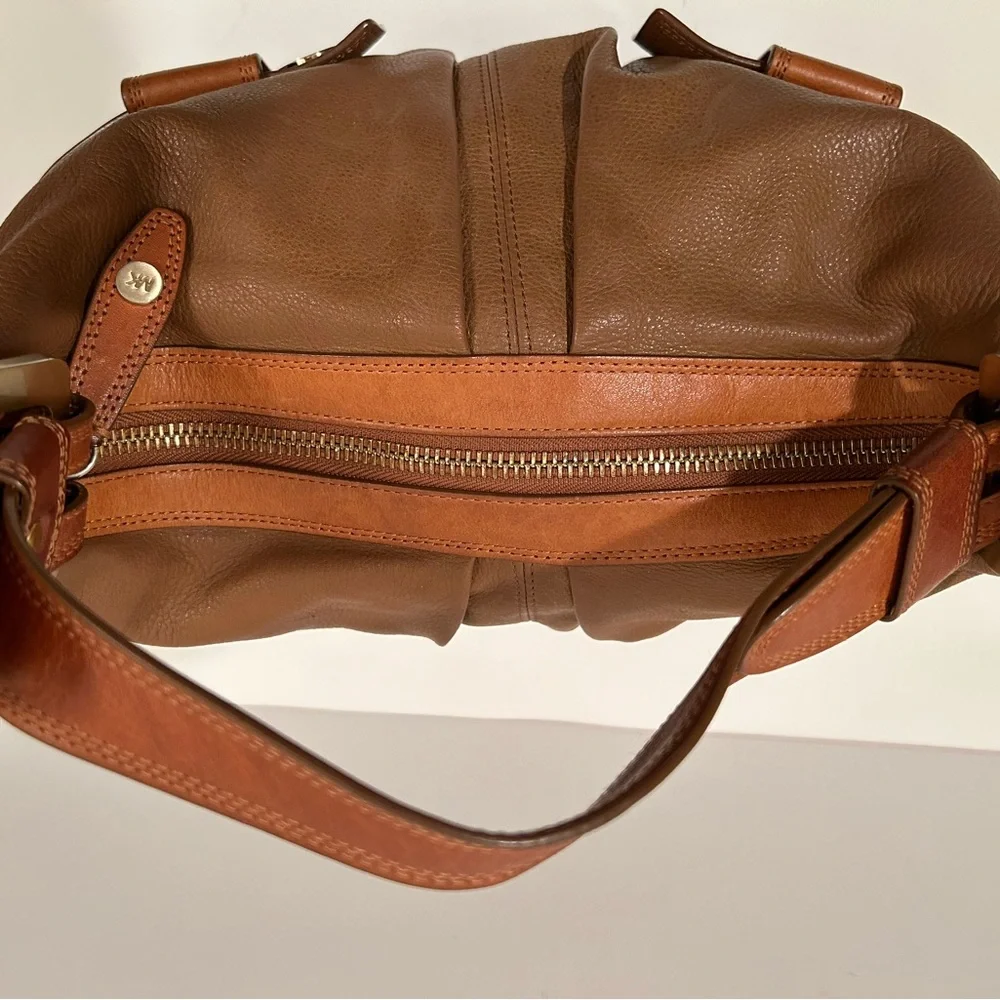 Michael Kors Pebble Leather & Leather Strap Mirror Image Shoulder Bag - Picture 12 of 14